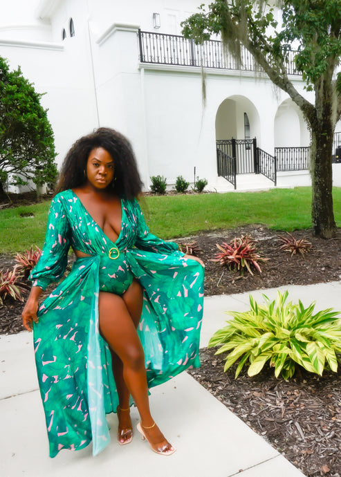 The Urban Palm Maxi Dress