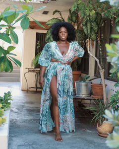 Botanica Maxi Dress (Plus-Size Only)