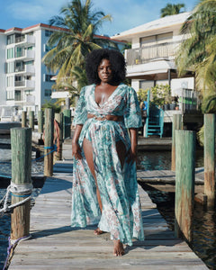 Botanica Maxi Dress (Plus-Size Only)